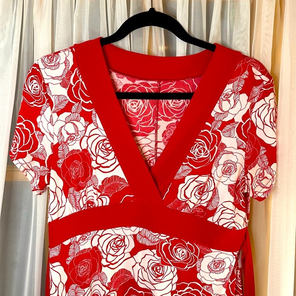 Item 58 Midi V neck dress size S - Picture 2 of 4